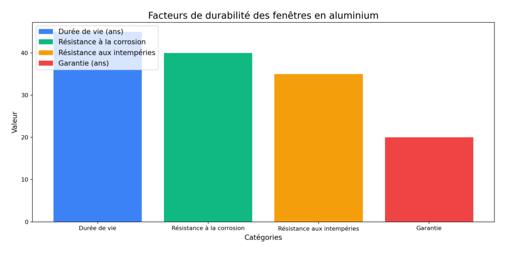 Caractéristiques des fenêtres en aluminium